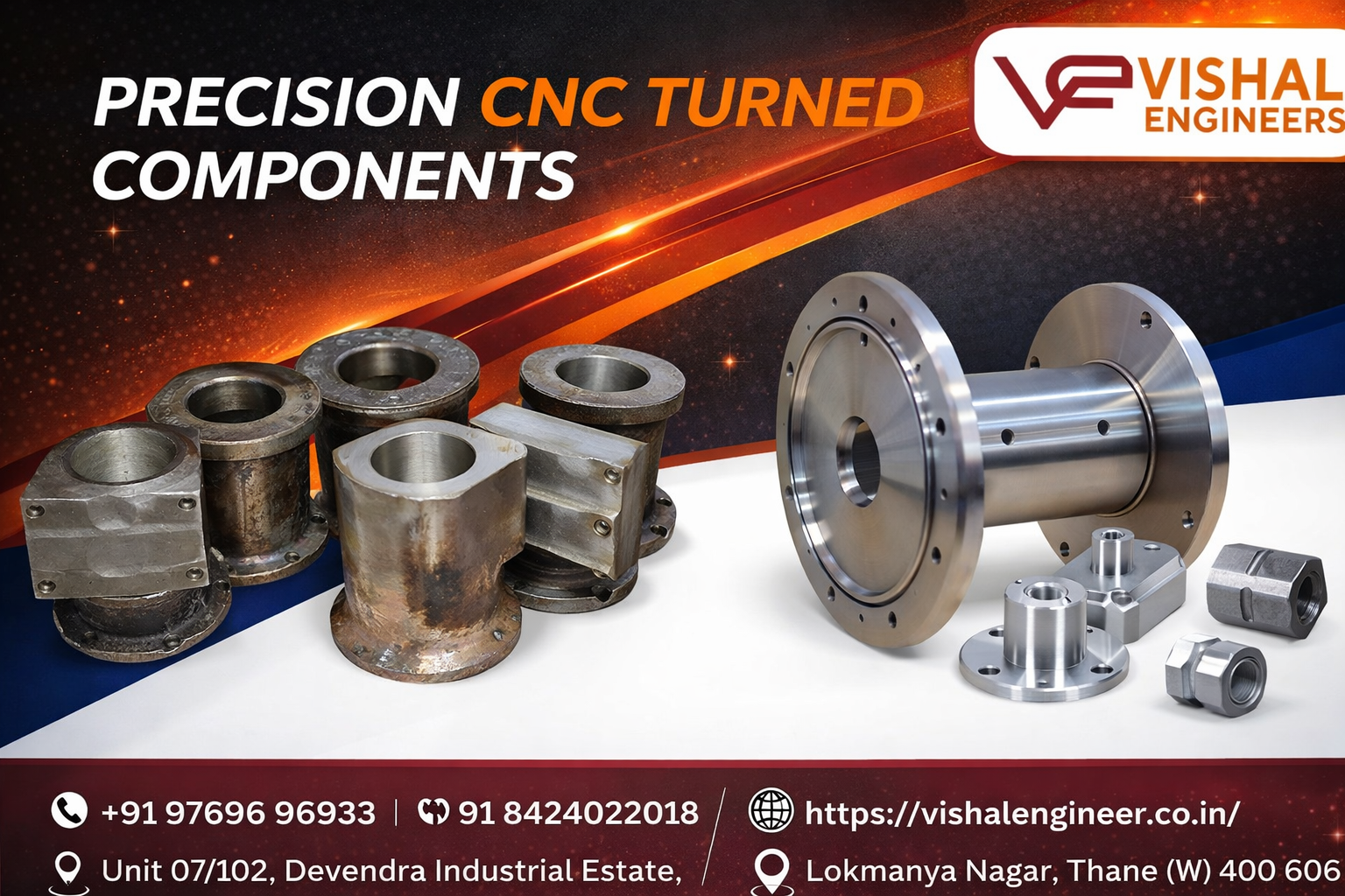Precision CNC Turned Components for High-Accuracy Industrial Assemblies