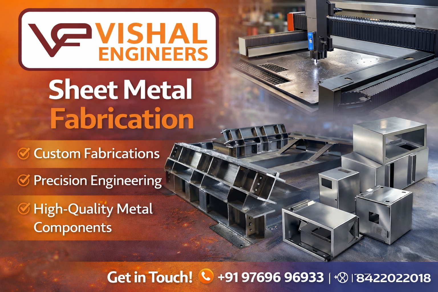 Sheet Metal Fabrication Service for Custom Industrial Components