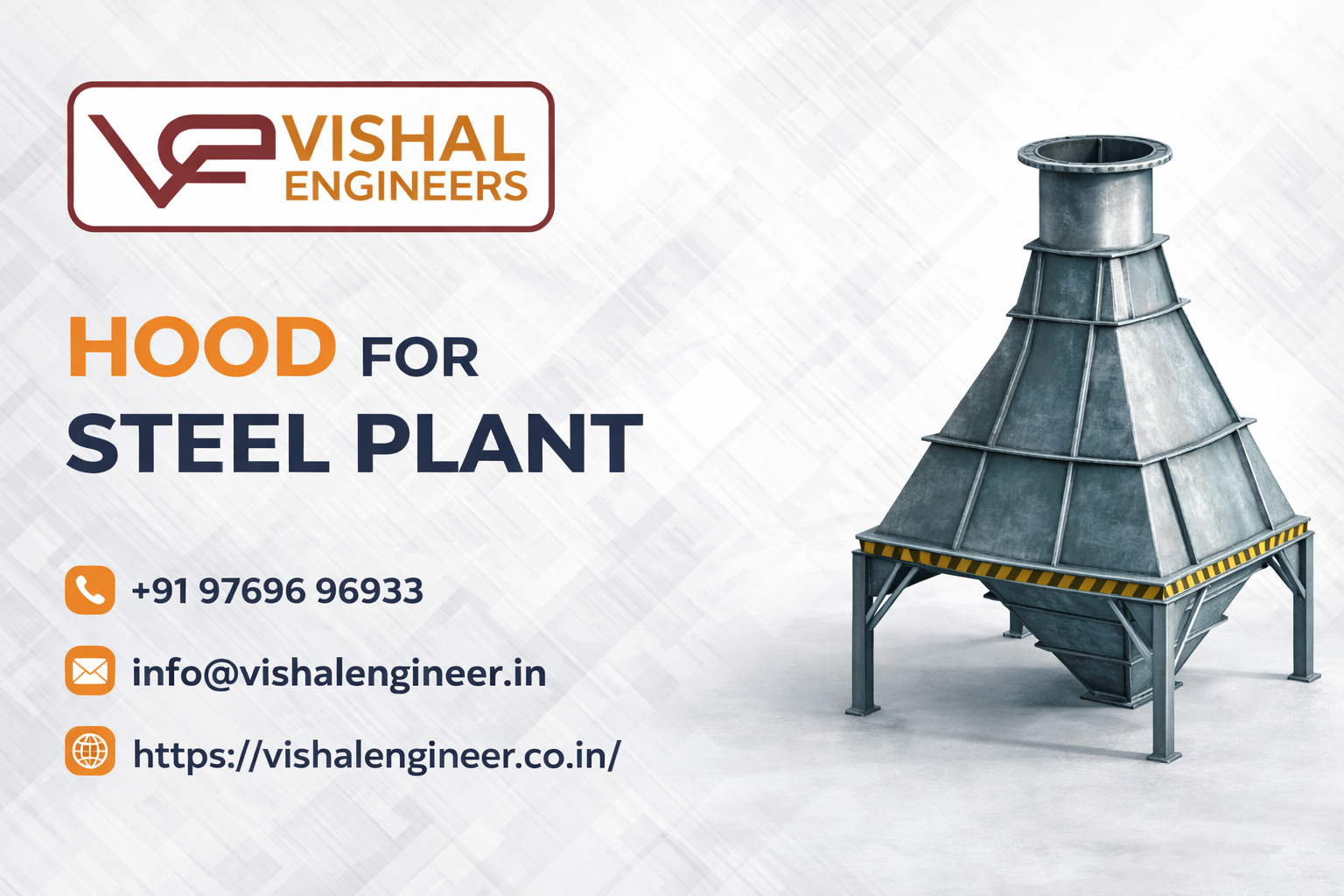 Heavy-Duty Hood for Steel Plant 