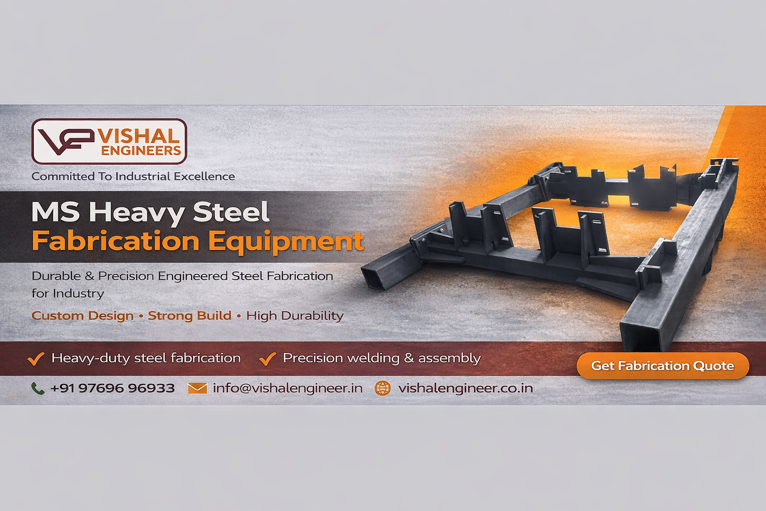 Ms Heavy Steel Fabrication Equipment