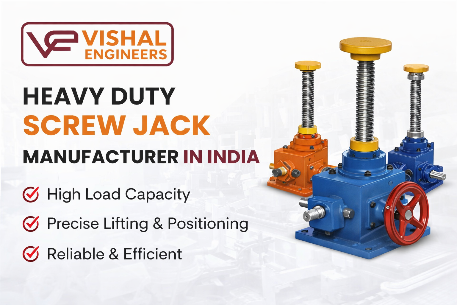 Heavy Duty Screw Jack 