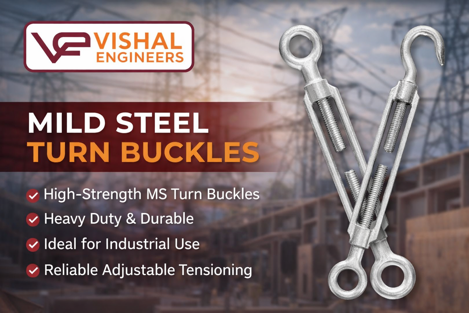 Mild Steel Turn Buckle 
