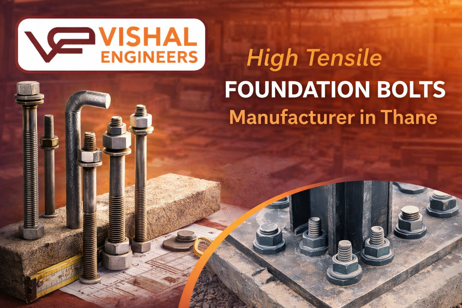 High Tensile Foundation Bolts Manufacturer in Thane
