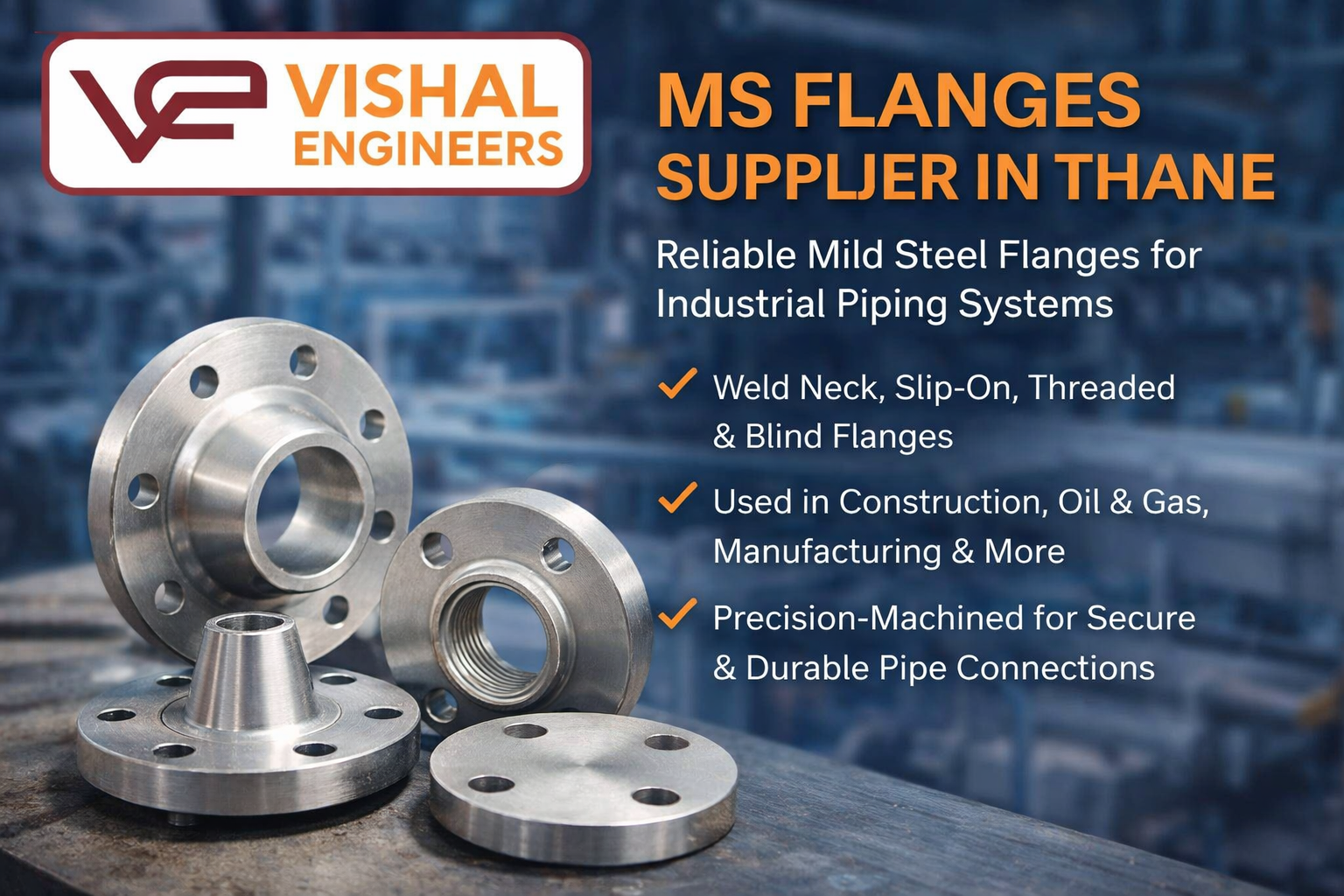 MS Flanges Supplier in Thane